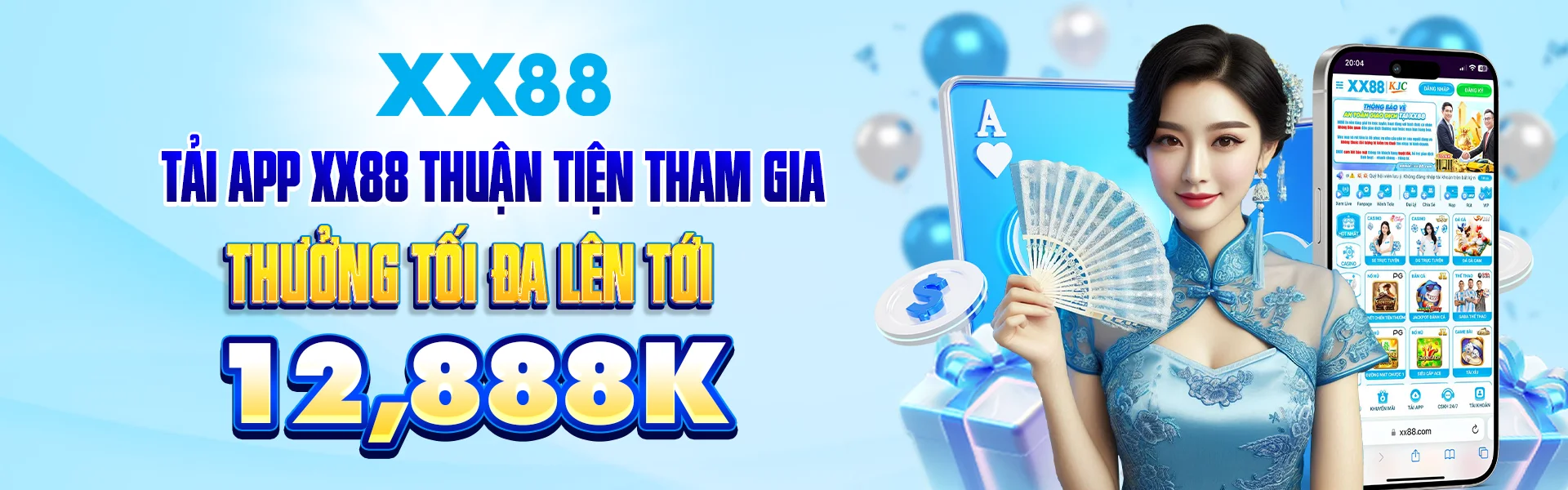 Hình ảnh dịch vụ di động và hỗ trợ Xx88